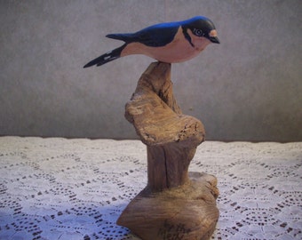Barn Swallow - Hand Carved & Painted - Basswood