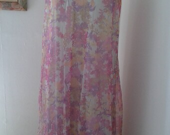 1960s brilliantly coloured nightdress.