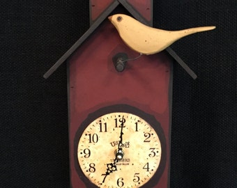 Birdhouse Clock-Bird House