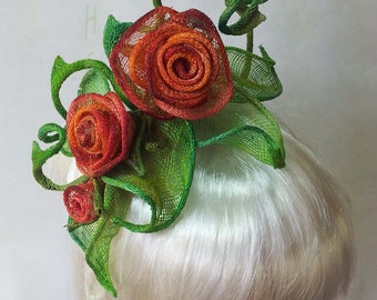 Thorny Rose headpiece One of a kind
