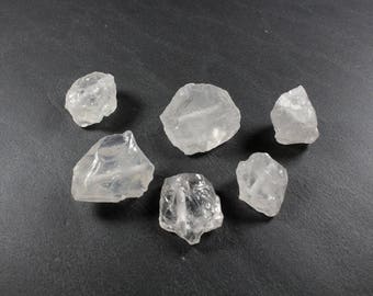 1 Pearl rock crystal natural raw +/-18 to 35mm x 15 and 26mm LBP00300