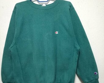 Vintage Champion Reverse Weave Small Logo Sweatshirt Sweater