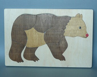 EP037 Bear (wooden puzzle)