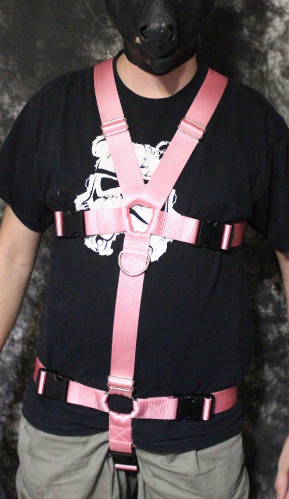 Nylon Body Harness With Crotch Strap