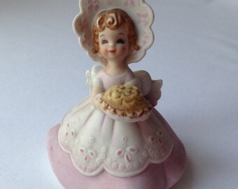 Sweet Josef Originals Figurine -Little Girl Holding A Pie