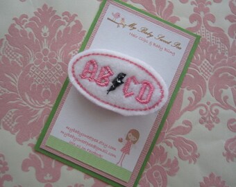Back to school hair clips - girl hair clips - girl barrettes