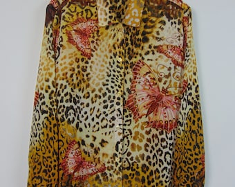 Vintage Animal Print Shirt