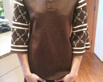 Vintage pull over sweater, 70s