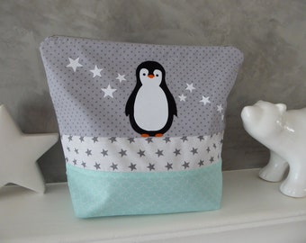 Personalized Penguin Kit stars and name and fabric choice