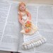 Bride thread crochet bookmark: reserved listing for Susanna Liang