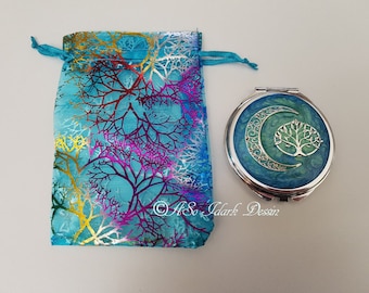 Bag or Pocket mirror made with pouch