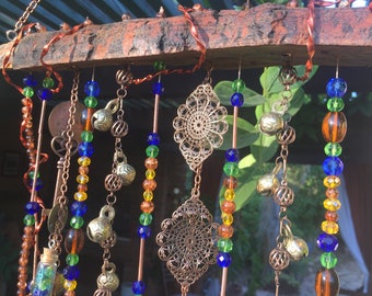 Time for a Chain- wind chime, wall art, outdoor decor, unique wind chime