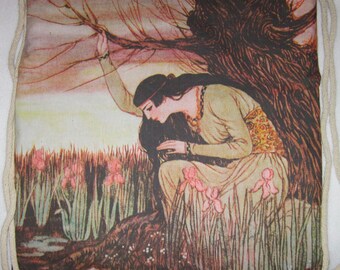 Marsh Kings Daughter, 1922 Backpack/tote canvas -Custom Print made to order