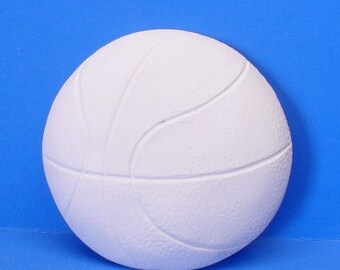 Ready To Paint/DIY/Plaster/ChalkWare/PlasterCraft Flat Back Magnet Basketball #171