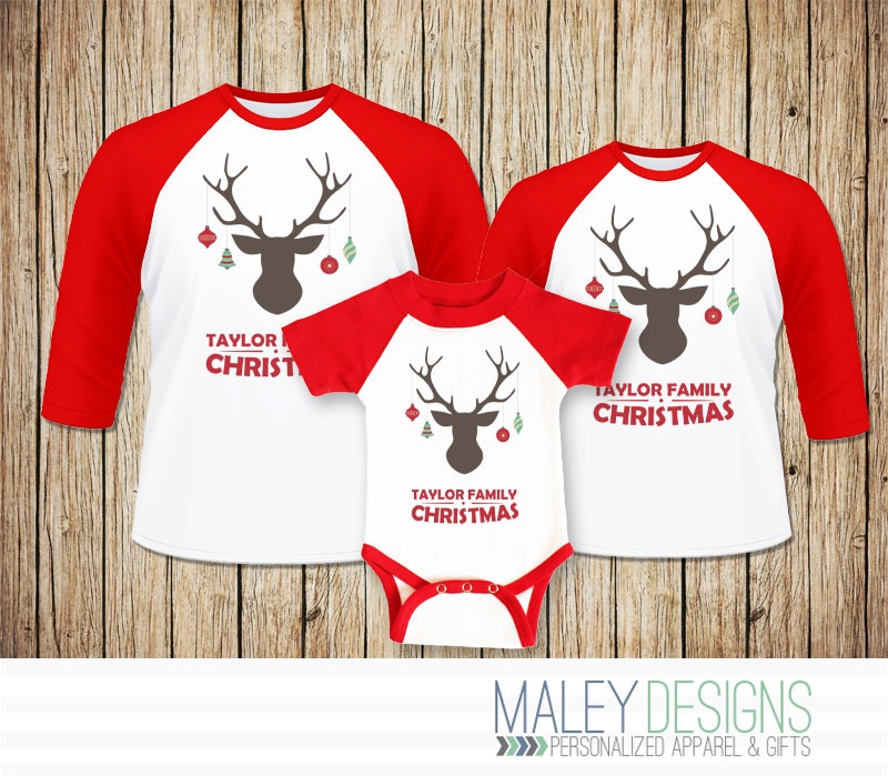 Matching Family Christmas Shirts Christmas Family Pajamas