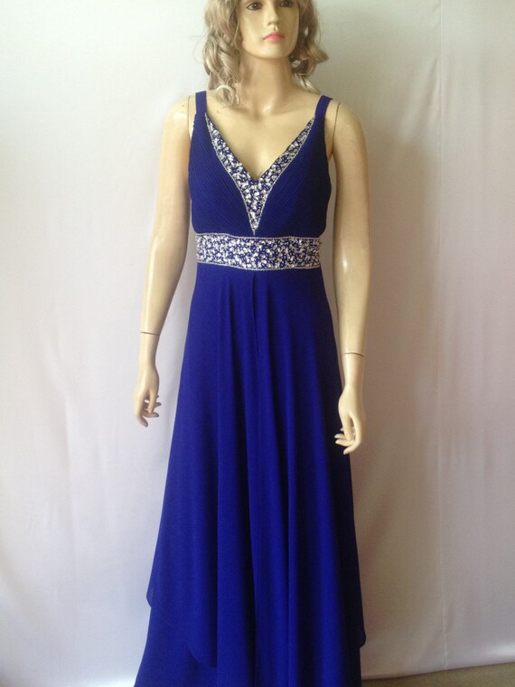 Blue Prom Dress. Blue Long Dress