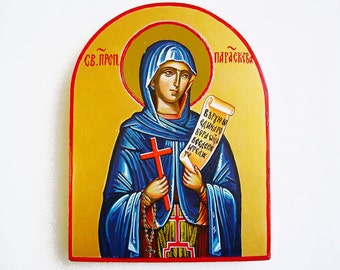 St. Petka - Parasceva - Handpainted orthodox icon, MADE TO ORDER