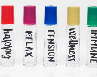 Essential Oil Labels (10 ml bottle not included)