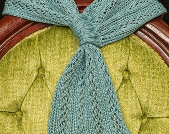 Whipple Blue Lace Merino Wool & Tencel Heavenly Knits Joan