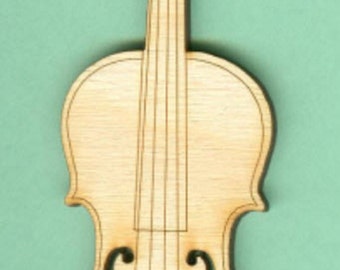 Violin (MU-027) - Laser Cut