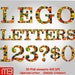 Lego alphabet clip art. Digital clip art can be used as graphic design elements or printable craft and scrapbooking embellishments