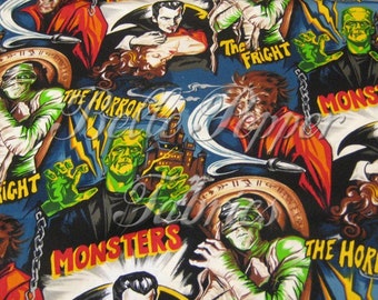 Robert Kaufman Horror Movie Fabric 1 yard