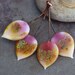 Grapefruit - Handmade Lampwork Glass Head Pins - Choose Shape and Finish! SRA Elasia MTO