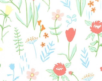 SALE Sommer Plockade Summer- Sarah Jane Studios for Michael Miller floral fabric