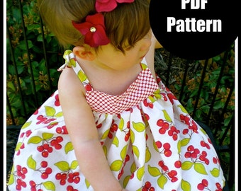 Girls Dress Pattern, Baby Dress Pattern, Sewing Patterns, PDF Sewing Pattern, Easy Sewing PDF Patterns "Babydoll Dress"