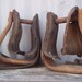Stirrups, Horse, Wooden, Leather, Metal, Rustic, Western, Cowboy, Equestrian, Vintage, Unisex gift, Collectible, Home Decor, Southwest