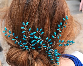 Headdress in blue lapis lazuli