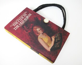 Nancy Drew Book Purse The Clue in the Old Album Handbag Vintage Book Purse