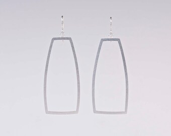Nancy, Contemporary, Unique, Silver, Earrings, Gift for Women, Wedding, Bridesmaids Gifts, Mother, Sister, Wife, Friend