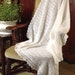 Baby 3 ply Lace Christening Shawl 48" when stretched - PDF of a Vintage Knitting Pattern Instant Download HD