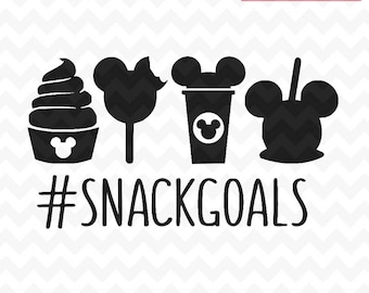Download Disney Snack Goals ALL snacks now included SVG PNG Cut FIle