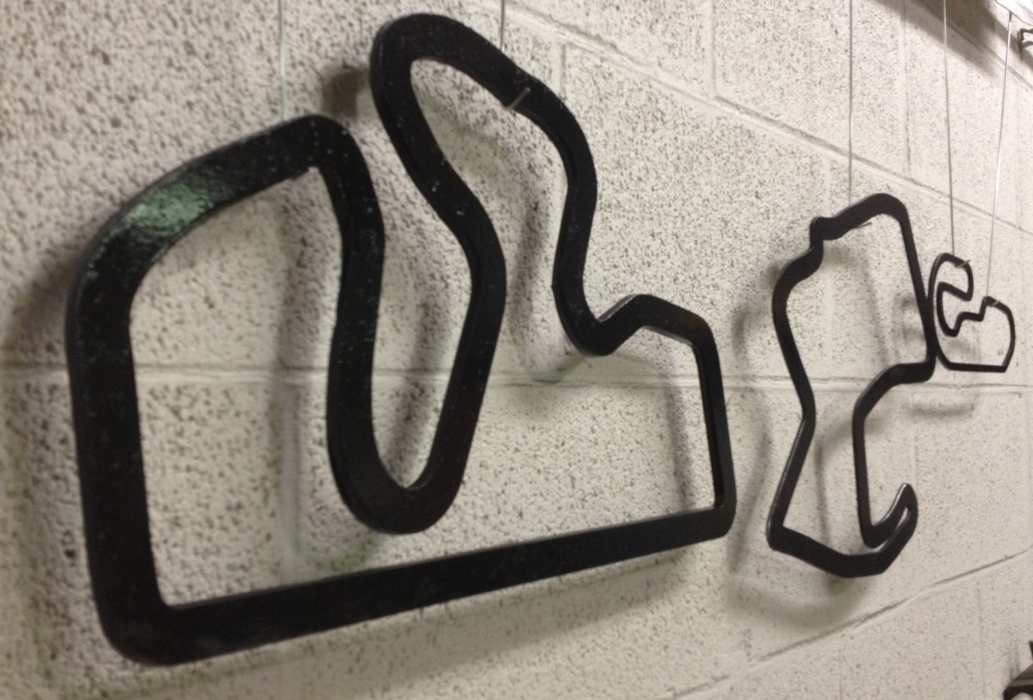 37 To 44 Inches Ghost Race Track Wall Art Garage Man Zoom