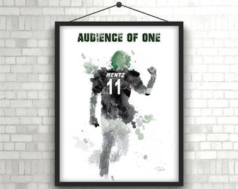 audience of one carson wentz t shirt