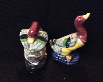 Colorful Ducks Salt and Pepper Shakers