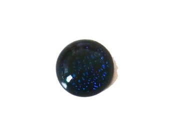 Handmade cabochon VerreDichroique 10mm.