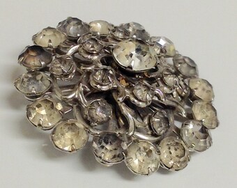 Vintage Rhinestone Brooch | Vintage Brooch | Rhinestone Brooch
