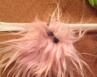 Furry monster pin/brooch Essential oil diffuser