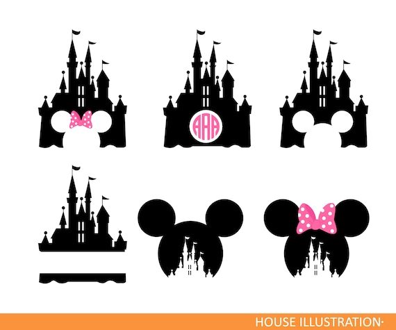 Download Disney Castle monogram SVG Mickey Mouse minnie svg Magic