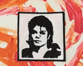 Michael Jackson patch, MJ, Thriller, King of Pop, Billie Jean, Jackson Five, music patch, thriller patch, gift under 10, moonwalker