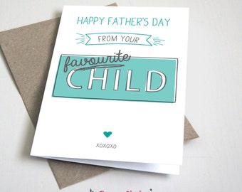 Happy Fathers Day To My 1 DILF Greeting CARD / Fathers Day