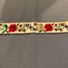 Vintage tapestry trim with roses