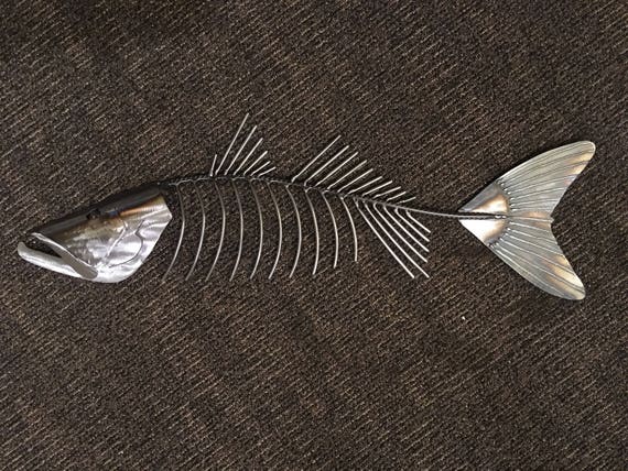 Snook Fish Metal 30in Wall sculpture Tropical Beach Coastal Art