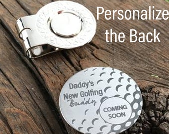 Daddy's New Golfing Buddy Pregnancy Announcement Golf Ball Marker Golf Ball Marker Gift Mens Gift Golfer Gift for Husband Gift for Him