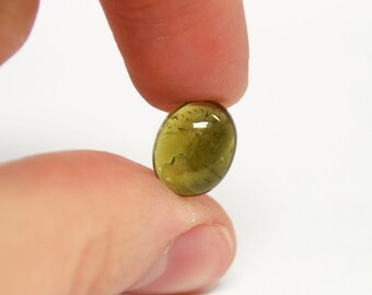 Green Tourmaline 10x8 Cabochon