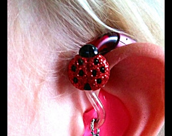 Tube Trinkets: Small Glittery Ladybugs!