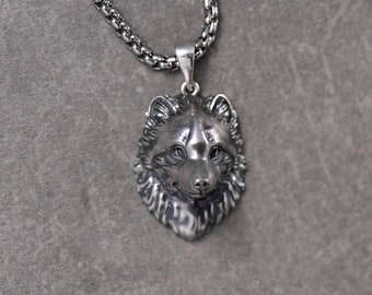 Arctic fox necklace Arctic fox jewelry Fox pendant Animal jewelry Arctic fox ring Silver fox White fox Polar fox